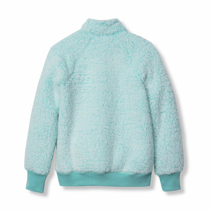 Eddie Bauer Kids Girls Fireside Plush 1/4 Zip