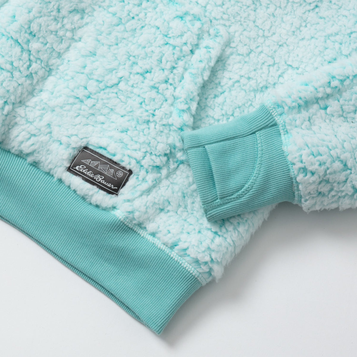 Eddie Bauer Kids Girls Fireside Plush 1/4 Zip
