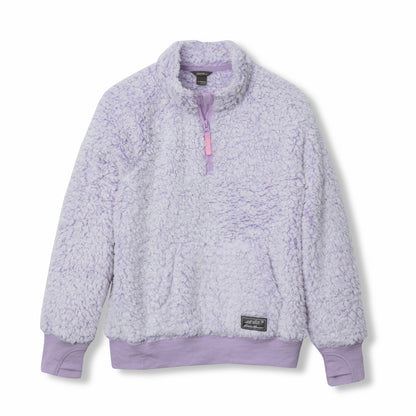 Eddie Bauer Kids Girls Fireside Plush 1/4 Zip
