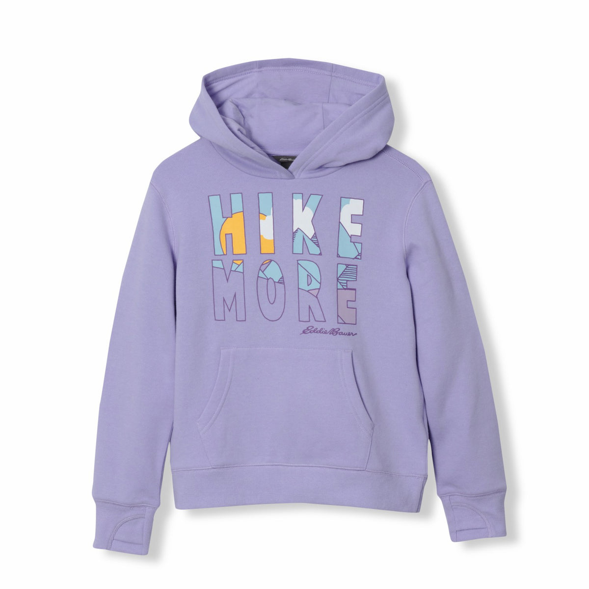 Eddie Bauer Kids Girls Graphic Camp Fleece Hoodie