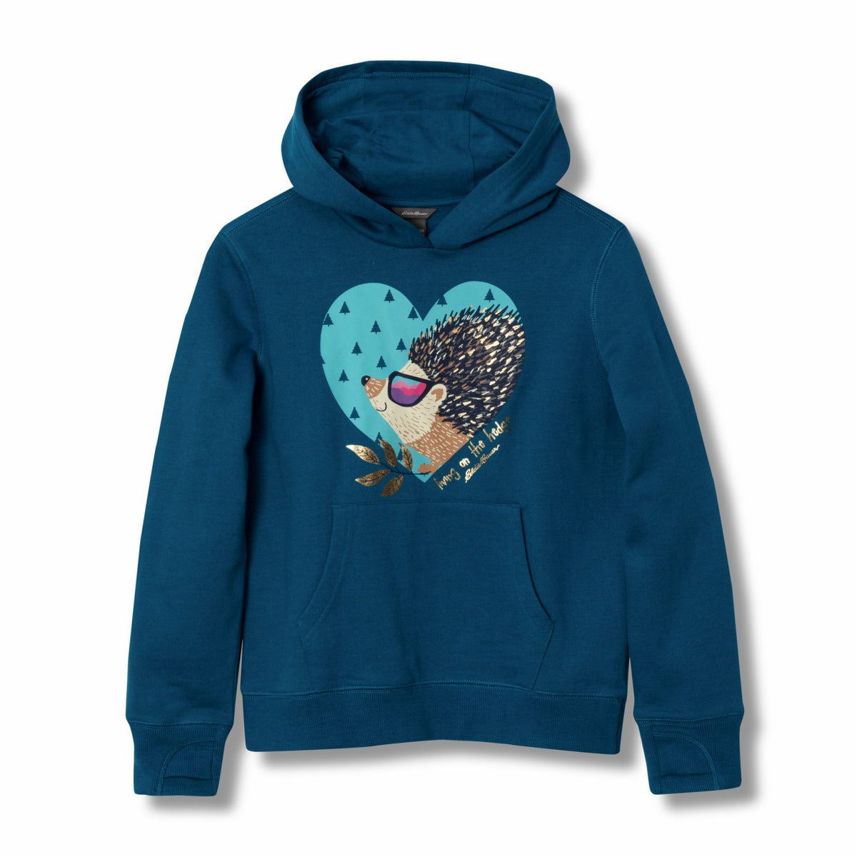 Eddie Bauer Kids Girls Graphic Camp Fleece Hoodie
