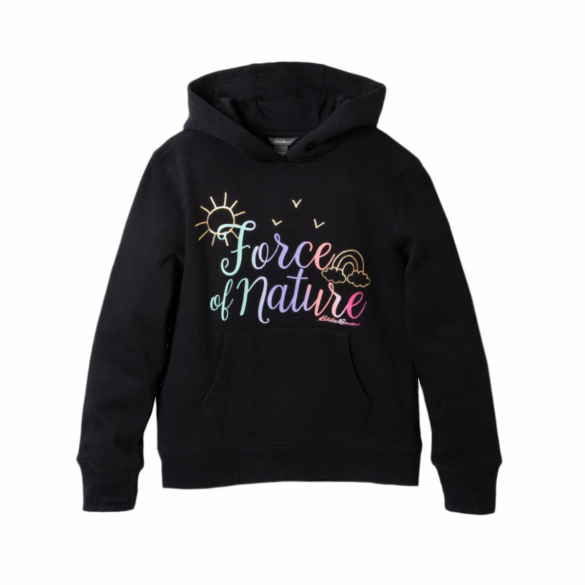 Eddie Bauer Kids Girls Graphic Camp Fleece Hoodie
