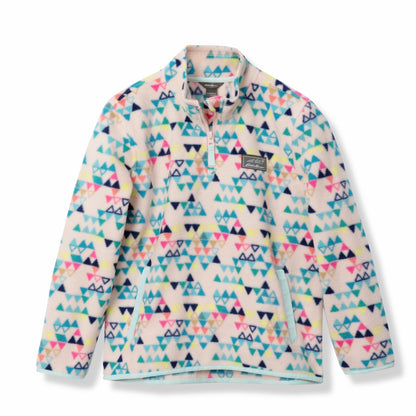 Eddie Bauer Kids Girls Quest Fleece 1/4-Zip - Print