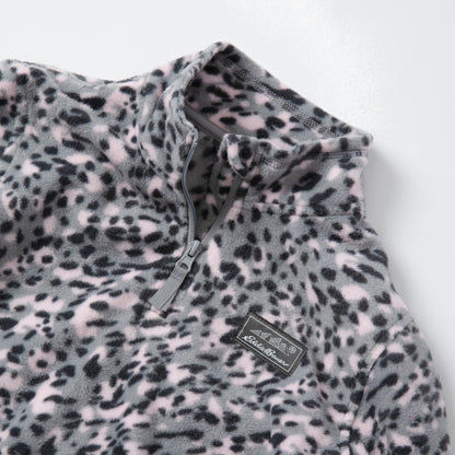 Eddie Bauer Kids Girls Quest Fleece 1/4-Zip - Print