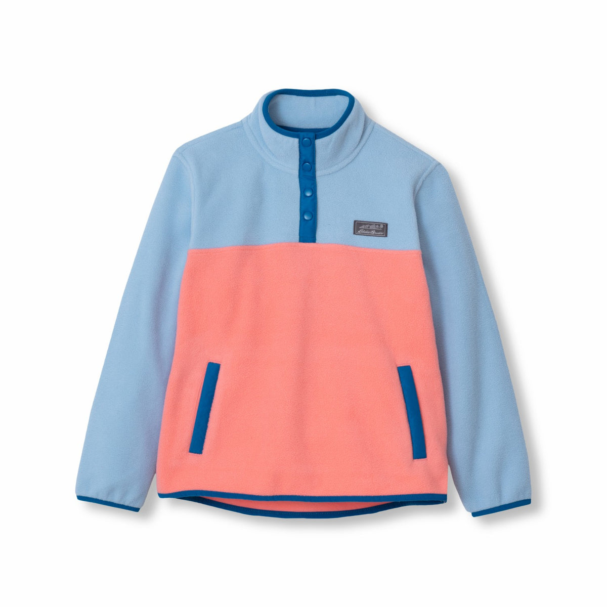 Eddie Bauer Kids Girls Quest Fleece Snap Neck Pullover