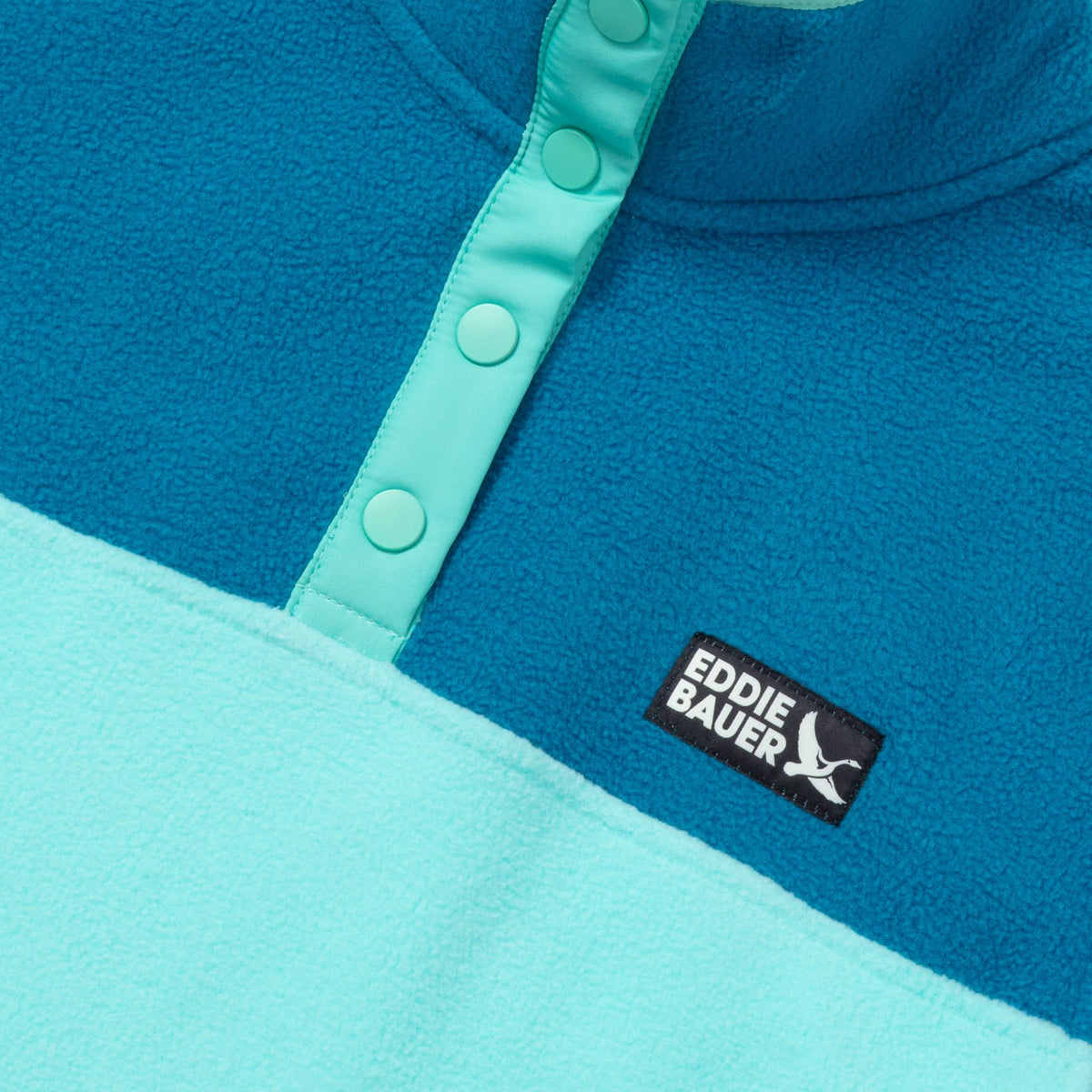 Eddie Bauer Kids Girls Quest Fleece Snap Neck Pullover