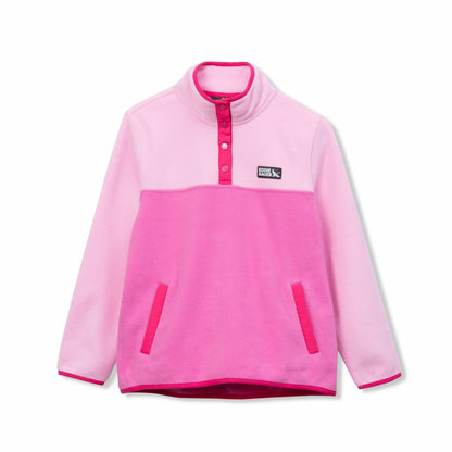 Eddie Bauer Kids Girls Quest Fleece Snap Neck Pullover