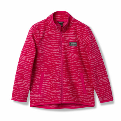 Eddie Bauer Kids Girls Quest Fleece Full Zip Jacket - Print