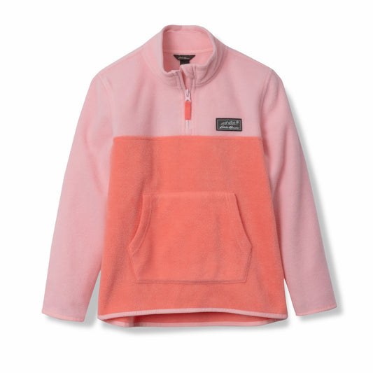 Eddie Bauer Kids Girls Quest Fleece 1/4-Zip - Colorblock