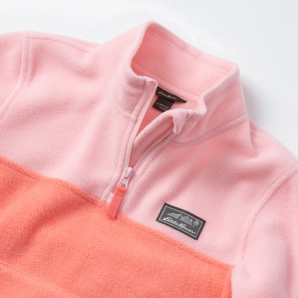 Eddie Bauer Kids Girls Quest Fleece 1/4-Zip - Colorblock