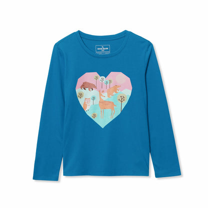 Eddie Bauer Girls Graphic Long Sleeve Tee