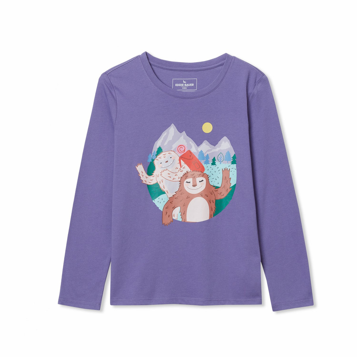 Eddie Bauer Girls Graphic Long Sleeve Tee