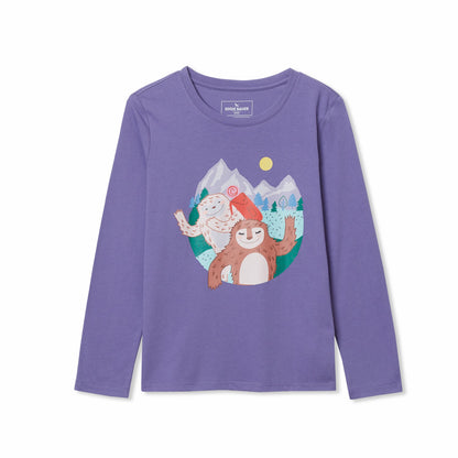 Eddie Bauer Girls Graphic Long Sleeve Tee