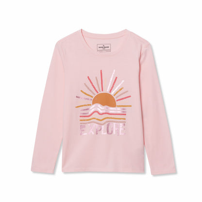 Eddie Bauer Girls Graphic Long Sleeve Tee