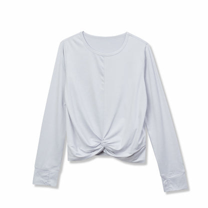 Eddie Bauer Kids Girls Trail Twist Front LS Top