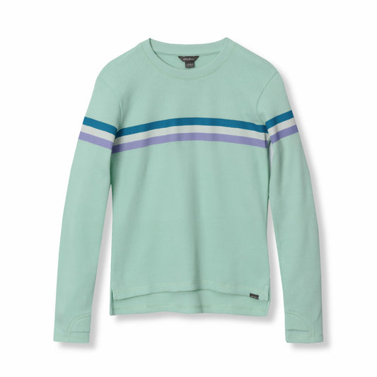 Eddie Bauer Kids Girls Myriad Thermal Stripe Long-Sleeve T-Shirt