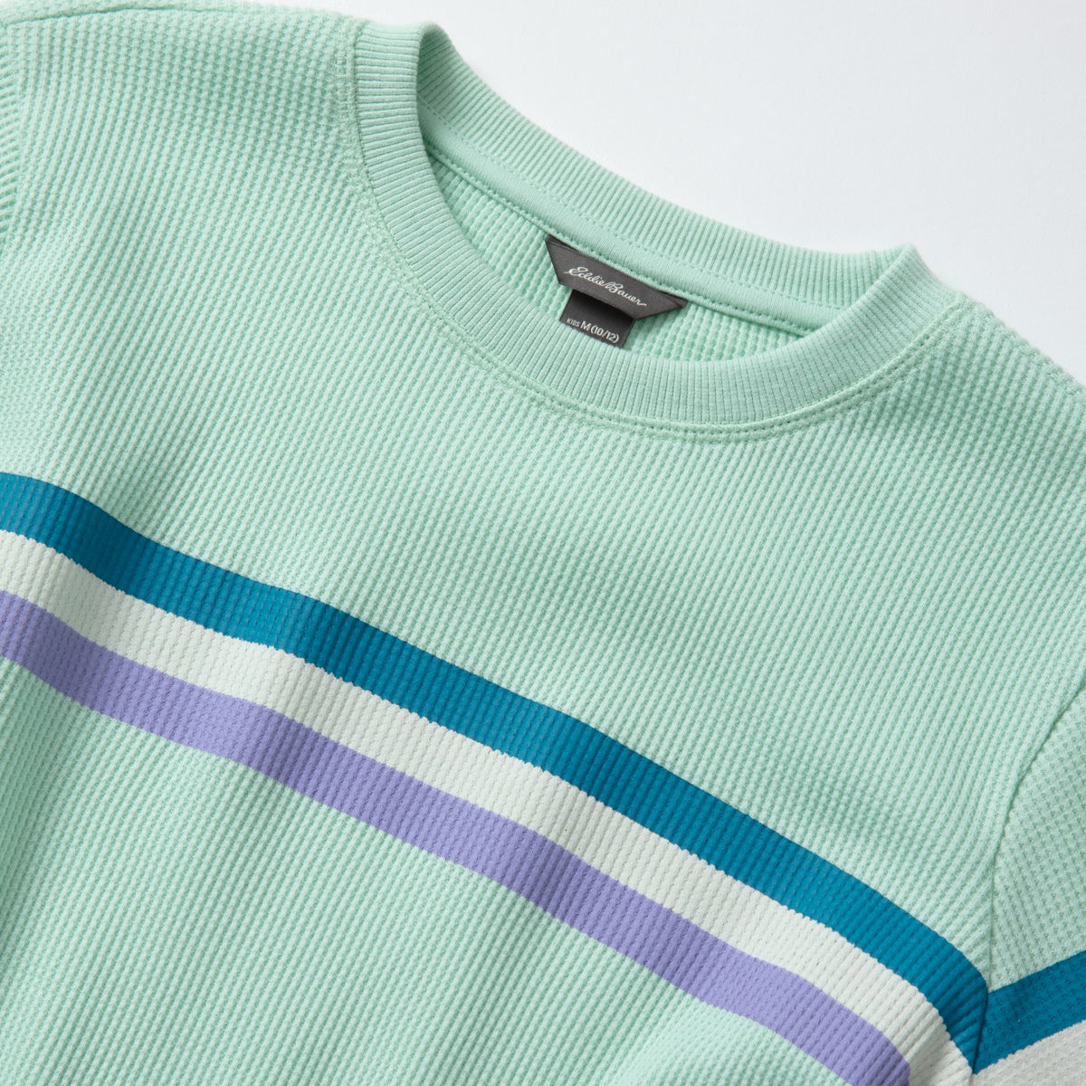 Eddie Bauer Kids Girls Myriad Thermal Stripe Long-Sleeve T-Shirt