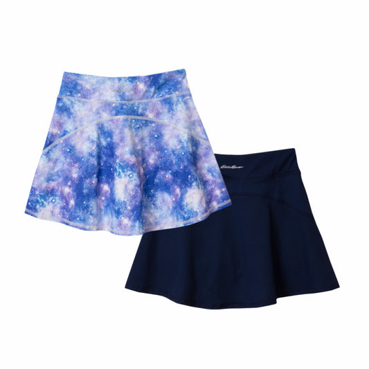Eddie Bauer Kids Girls Trail Active Skort - Print 2-Pack