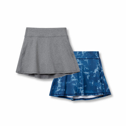 Eddie Bauer Kids Girls Trail Active Skort - Print 2-Pack
