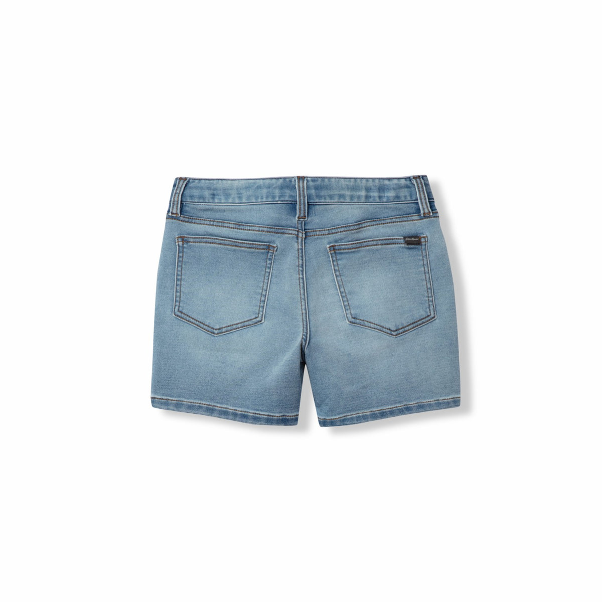 Eddie Bauer Kids Girls Flex Knit Denim Shorts
