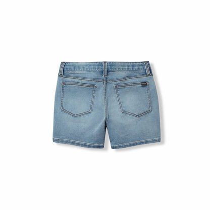 Eddie Bauer Kids Girls Flex Knit Denim Shorts