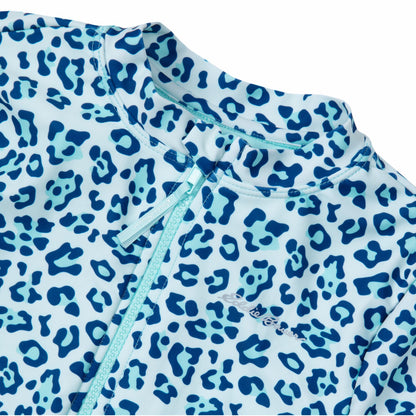 Eddie Bauer Kids Girls Sea Spray Ls One Piece Swimsuit