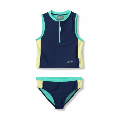 Eddie Bauer Kids Girls Sea Spray Tankini