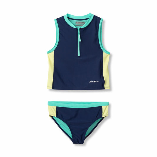 Eddie Bauer Kids Girls Sea Spray Tankini
