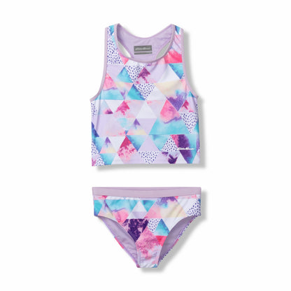 Eddie Bauer Kids Girls Sea Spray Tankini