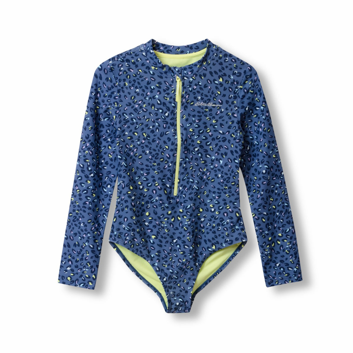 Eddie Bauer Kids Girls Sea Spray Ls One Piece Swimsuit