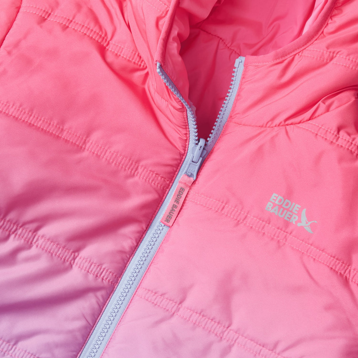 Eddie Bauer Girls Deer Harbor Reversible Hooded Jacket