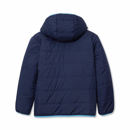 Eddie Bauer Girls Deer Harbor Reversible Hooded Jacket