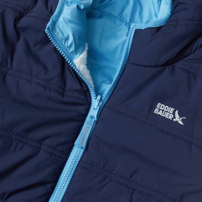Eddie Bauer Girls Deer Harbor Reversible Hooded Jacket