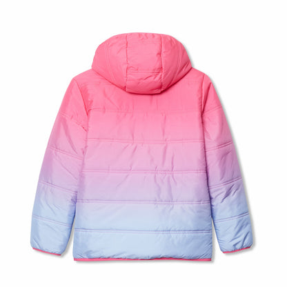 Eddie Bauer Girls Deer Harbor Reversible Hooded Jacket