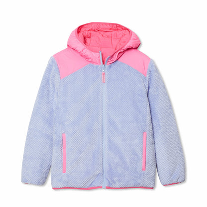 Eddie Bauer Girls Deer Harbor Reversible Hooded Jacket