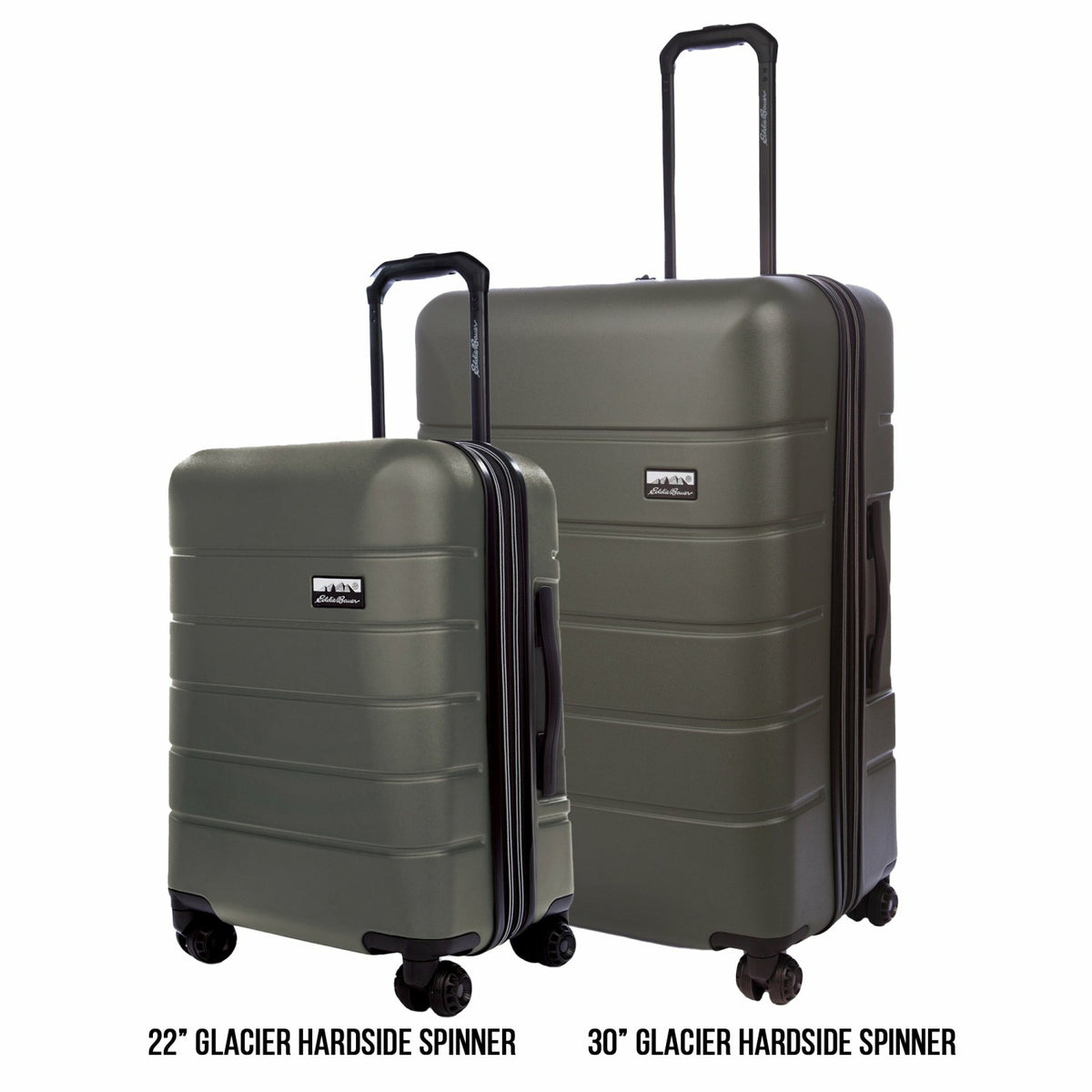 Eddie Bauer 2 Pc Set Glacier Hardside Spinner (30" and 22")