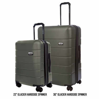 Eddie Bauer 2 Pc Set Glacier Hardside Spinner (30" and 22")
