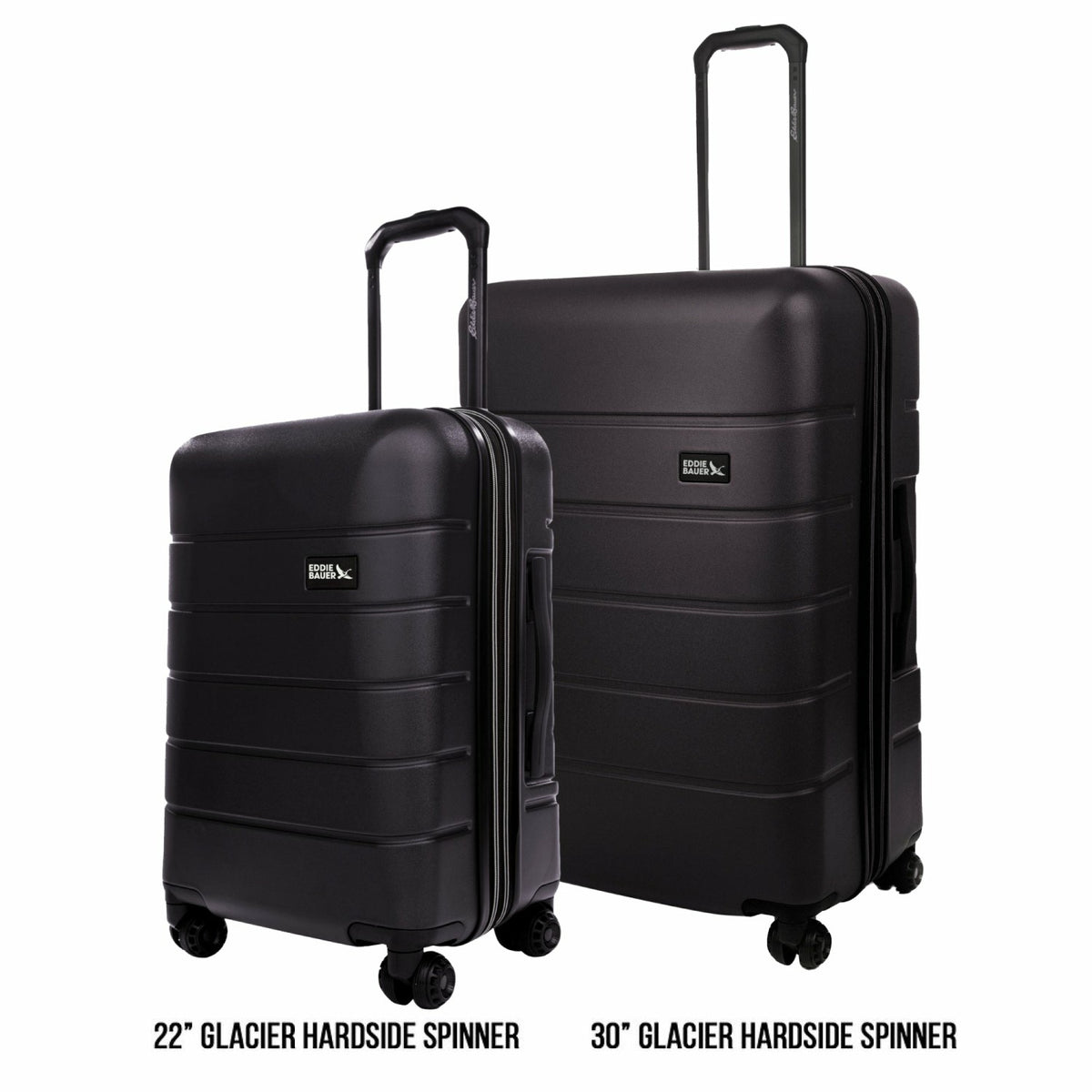 Eddie Bauer 2 Pc Set Glacier Hardside Spinner (30" and 22")