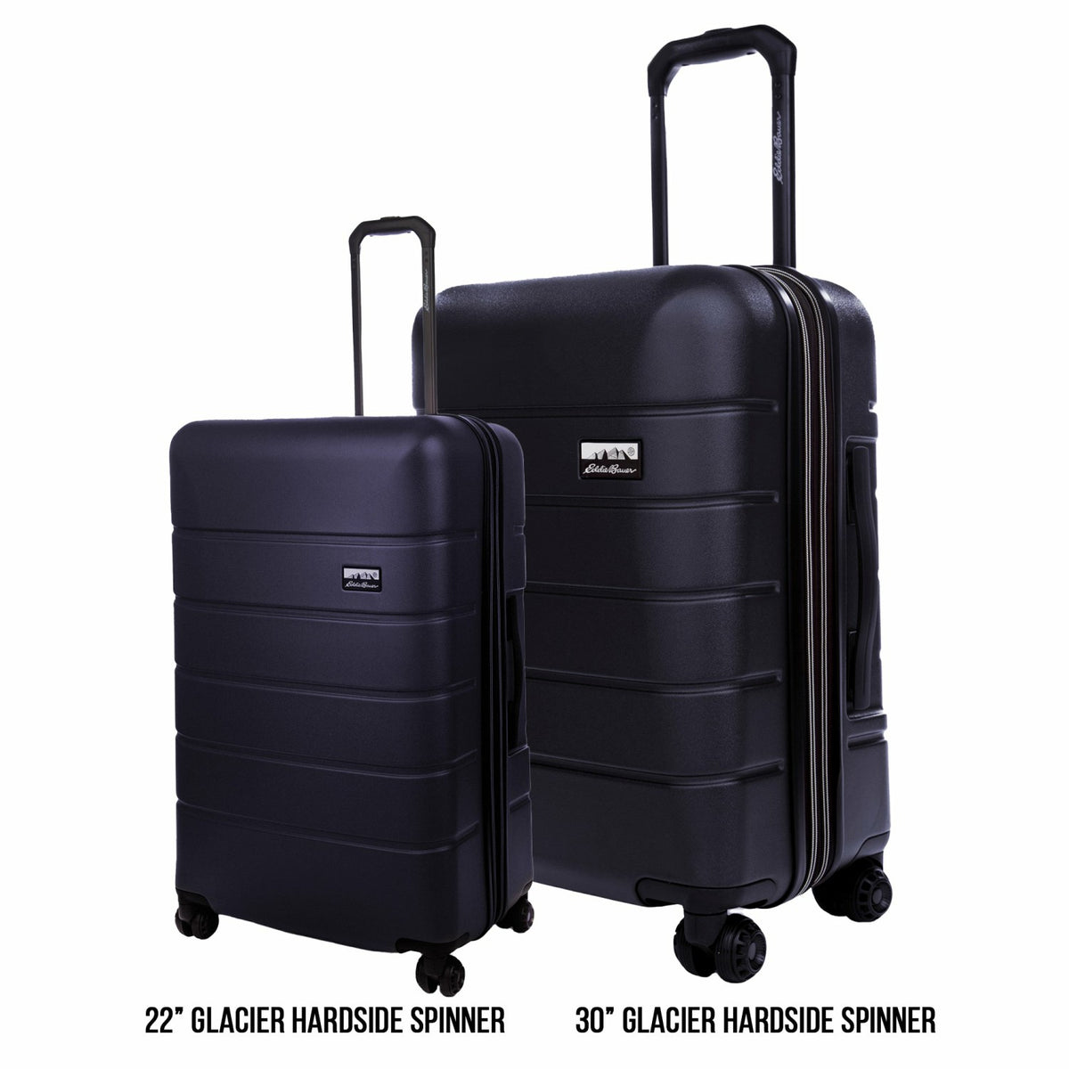 Eddie Bauer 2 Pc Set Glacier Hardside Spinner (30" and 22")