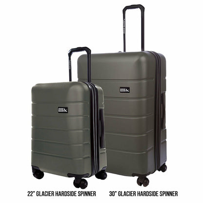 Eddie Bauer 2 Pc Set Glacier Hardside Spinner (30" and 22")