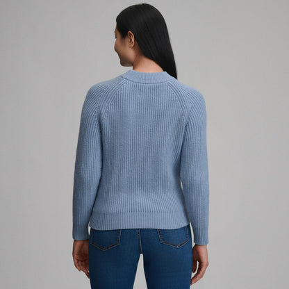 Eddie Bauer Women's Solid Mock-Neck Sweater