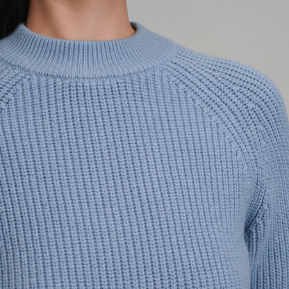 Eddie Bauer Women's Solid Mock-Neck Sweater