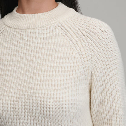 Eddie Bauer Women's Solid Mock-Neck Sweater
