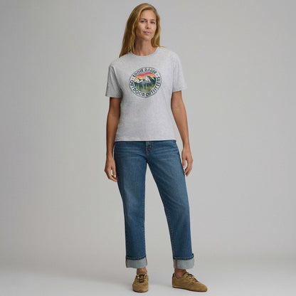 Eddie Bauer Women's Short-Sleeve Relaxed Boyfriend Graphic T-Shirt - Outdoor Outfi