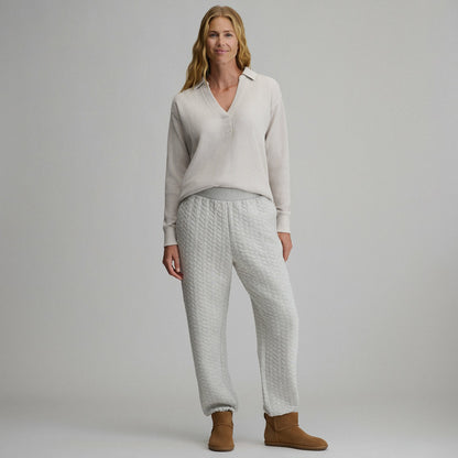 Eddie Bauer Women's Lounge V-Neck Thermal Crew