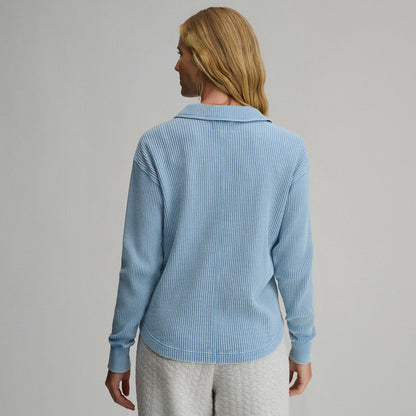 Eddie Bauer Women's Lounge V-Neck Thermal Crew