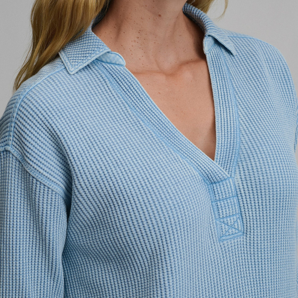 Eddie Bauer Women's Lounge V-Neck Thermal Crew