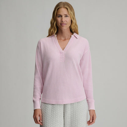 Eddie Bauer Women's Lounge V-Neck Thermal Crew