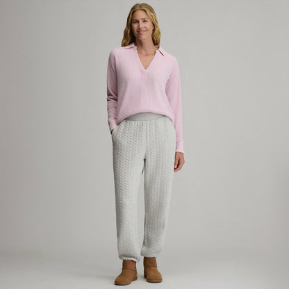 Eddie Bauer Women's Lounge V-Neck Thermal Crew