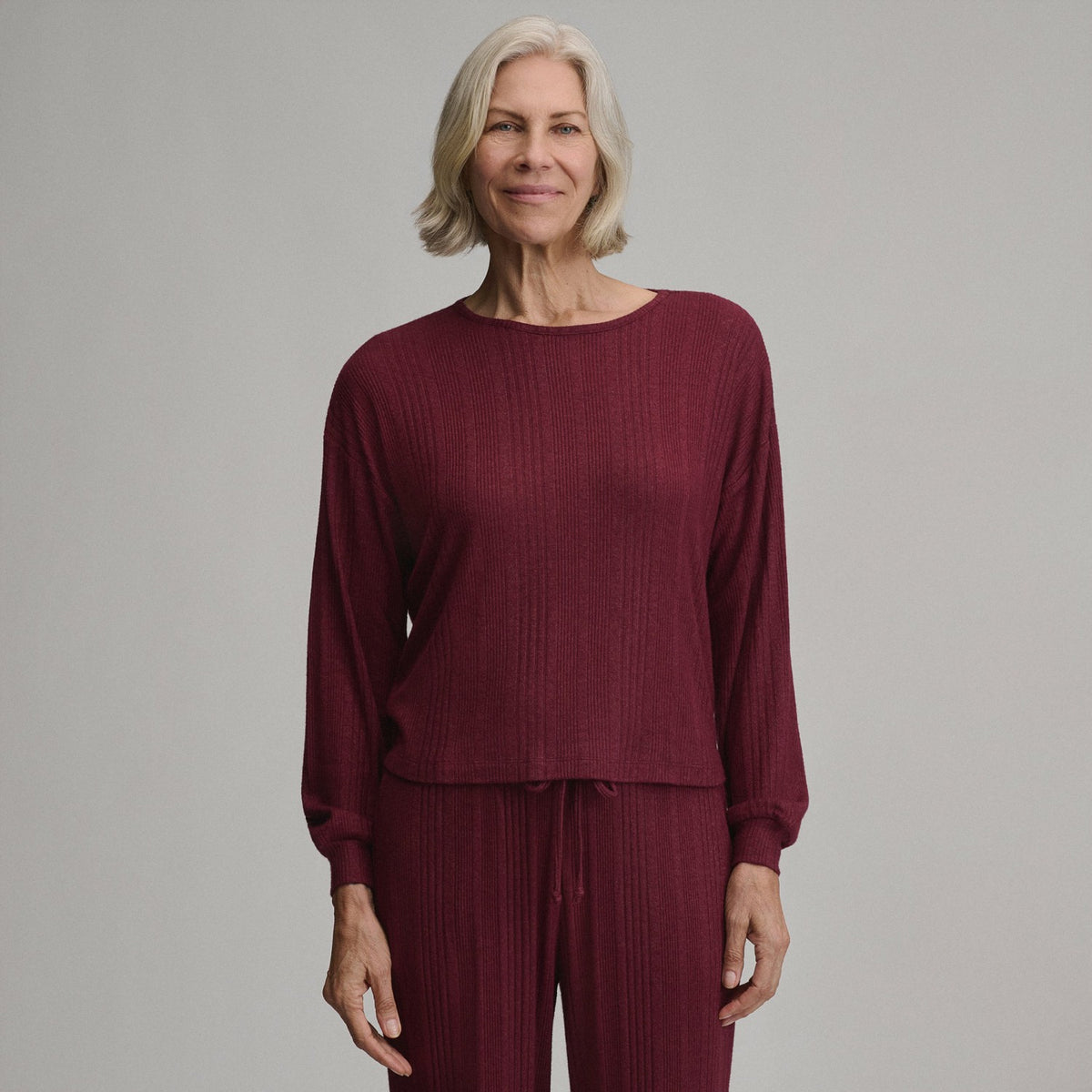 Eddie Bauer Women's Long-Sleeve Cozy Rib Crew